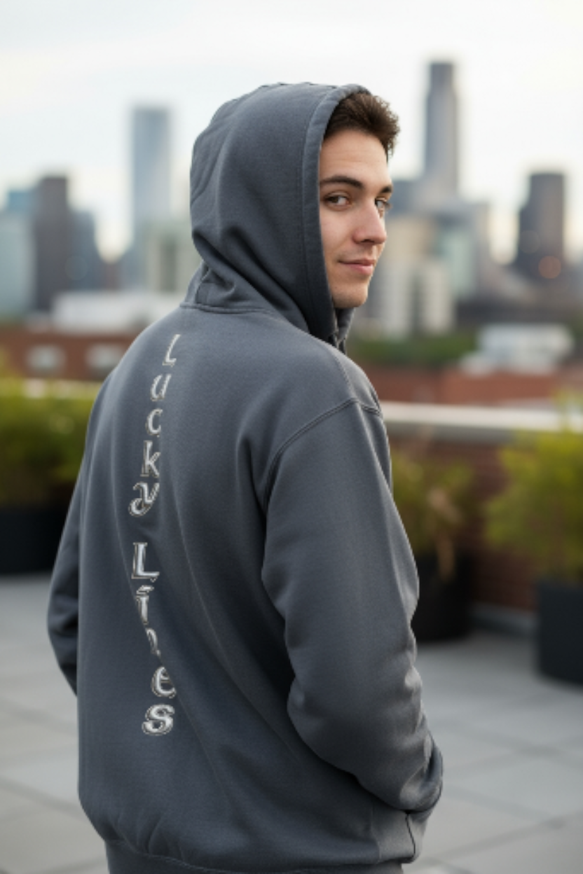 Luck Lines Pull Over Hoodie