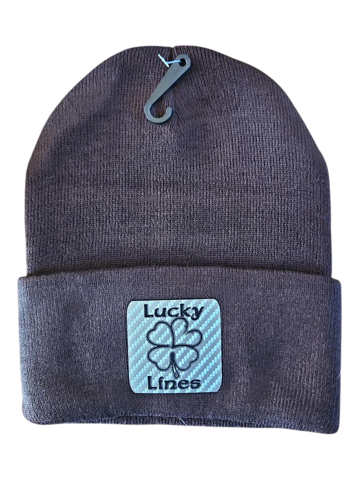Silver Carbon Fiber Beanie