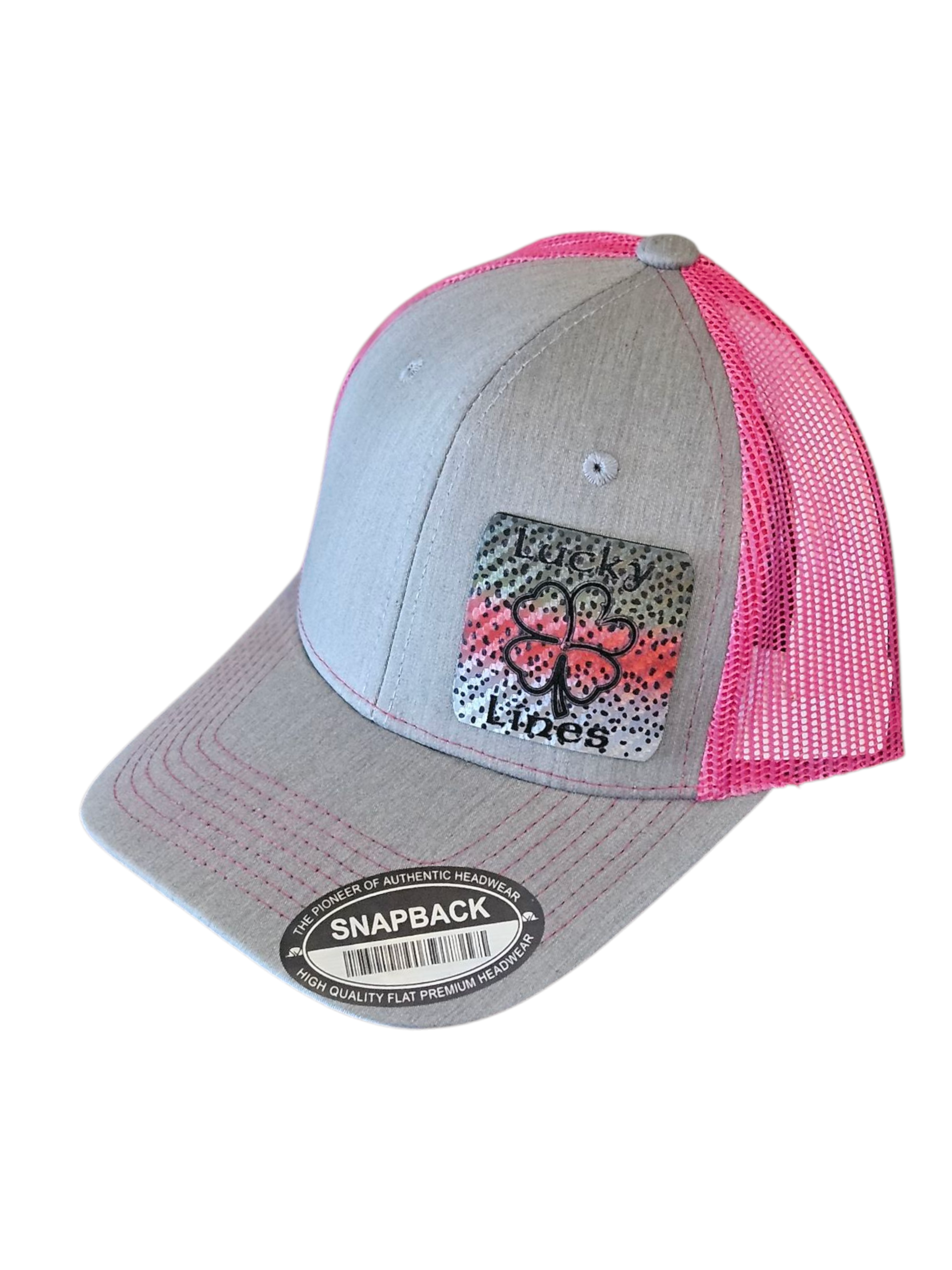Rainbow Trout 6 Panel Side Patch Mesh Back