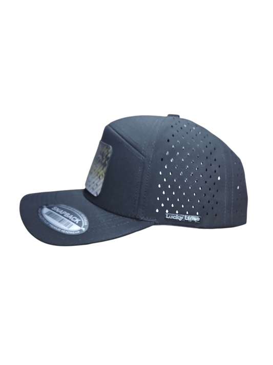 Largemouth Bass 6 Panel Lazer Cut