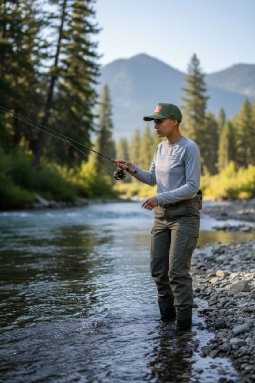Waterproof Cutthroat Trout 5 Panel Lazer Cut