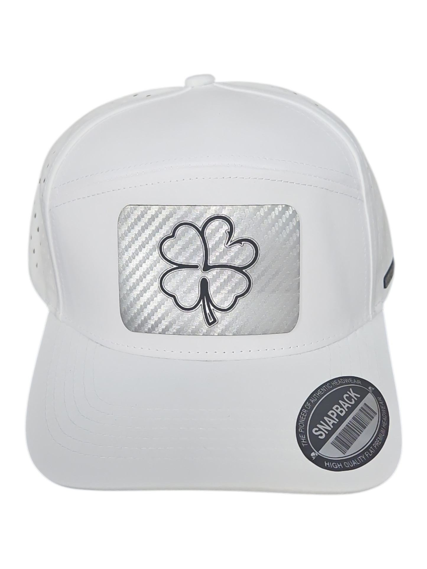 Silver Carbon Fiber 6 Panel Lazer Cut