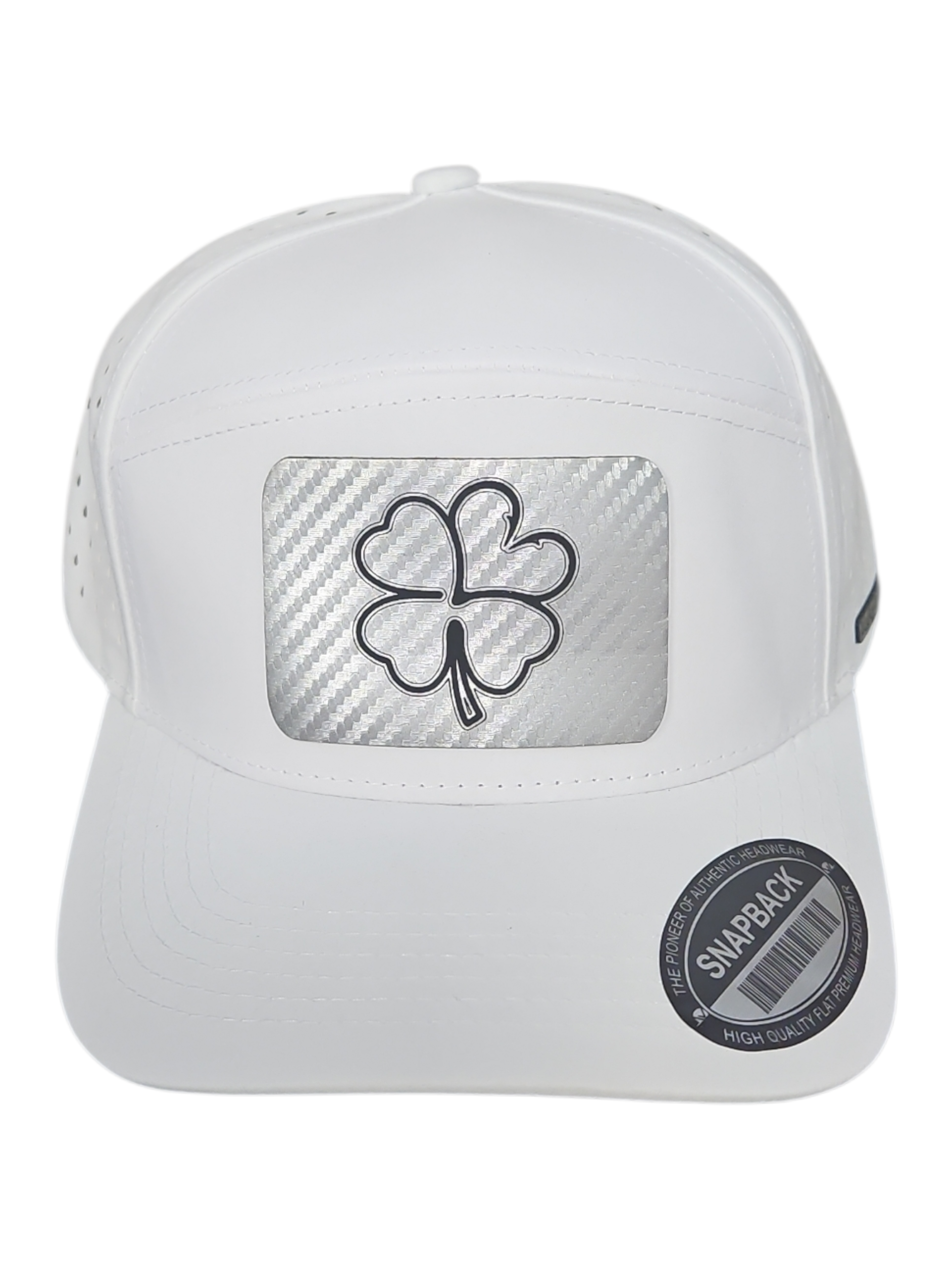 Silver Carbon Fiber 6 Panel Lazer Cut