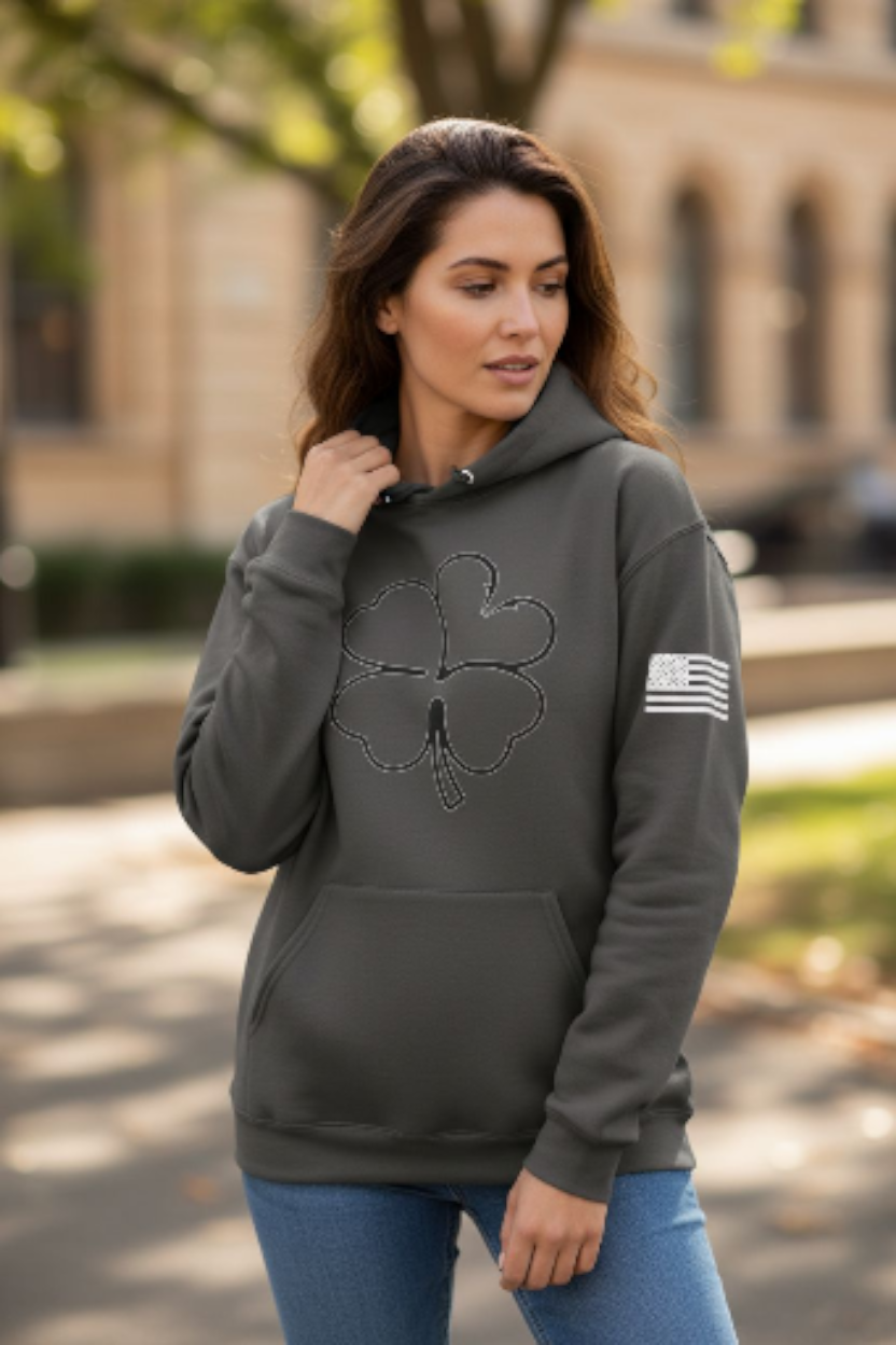 Luck Lines Pull Over Hoodie