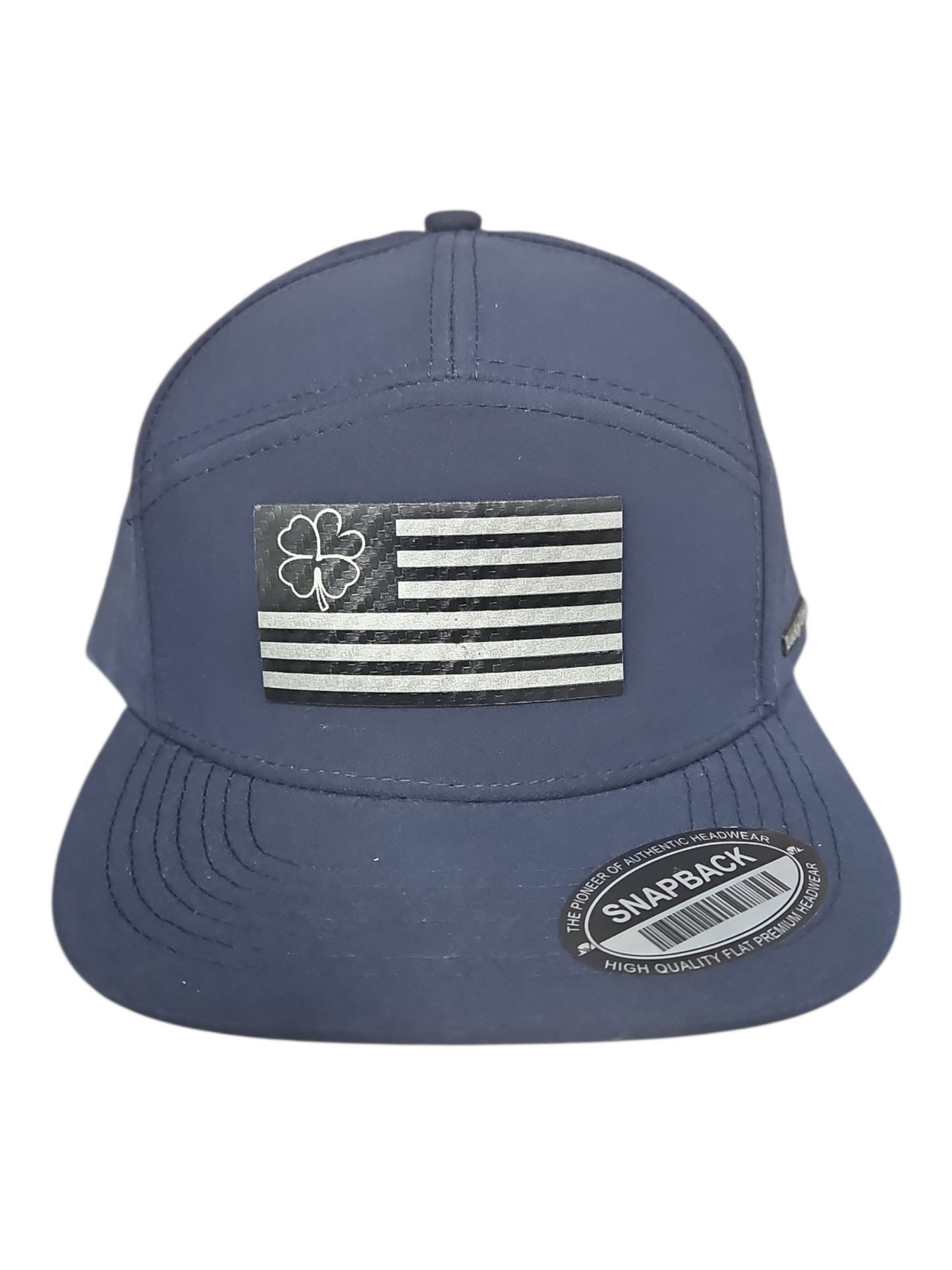 Patriotic Black & Silver 7 Panel Lazer Cut