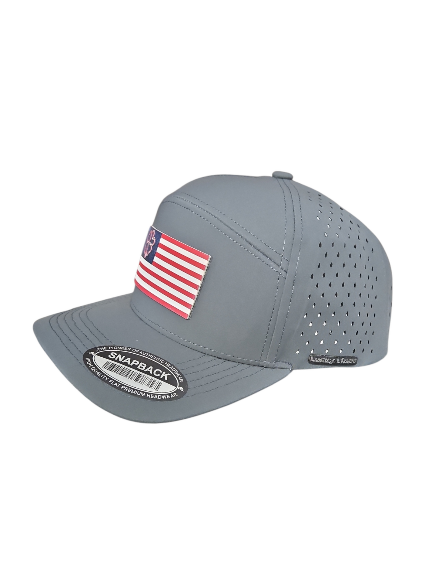 Patriotic Red White & Blue Acrylic 6 Panel Lazer Cut