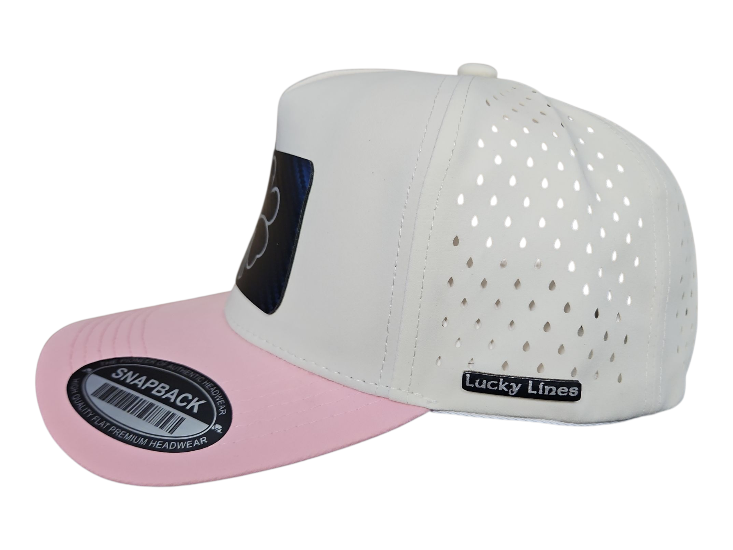 Waterproof Black &Silver 5 Panel Lazer Cut
