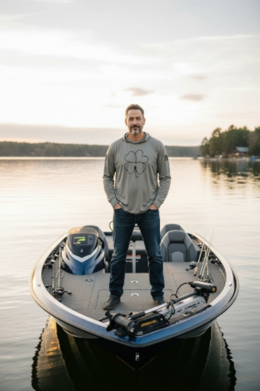 Luck Lines Pull Over Hoodie SPF 30 shirt