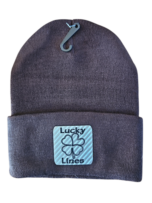 Silver Carbon Fiber Beanie