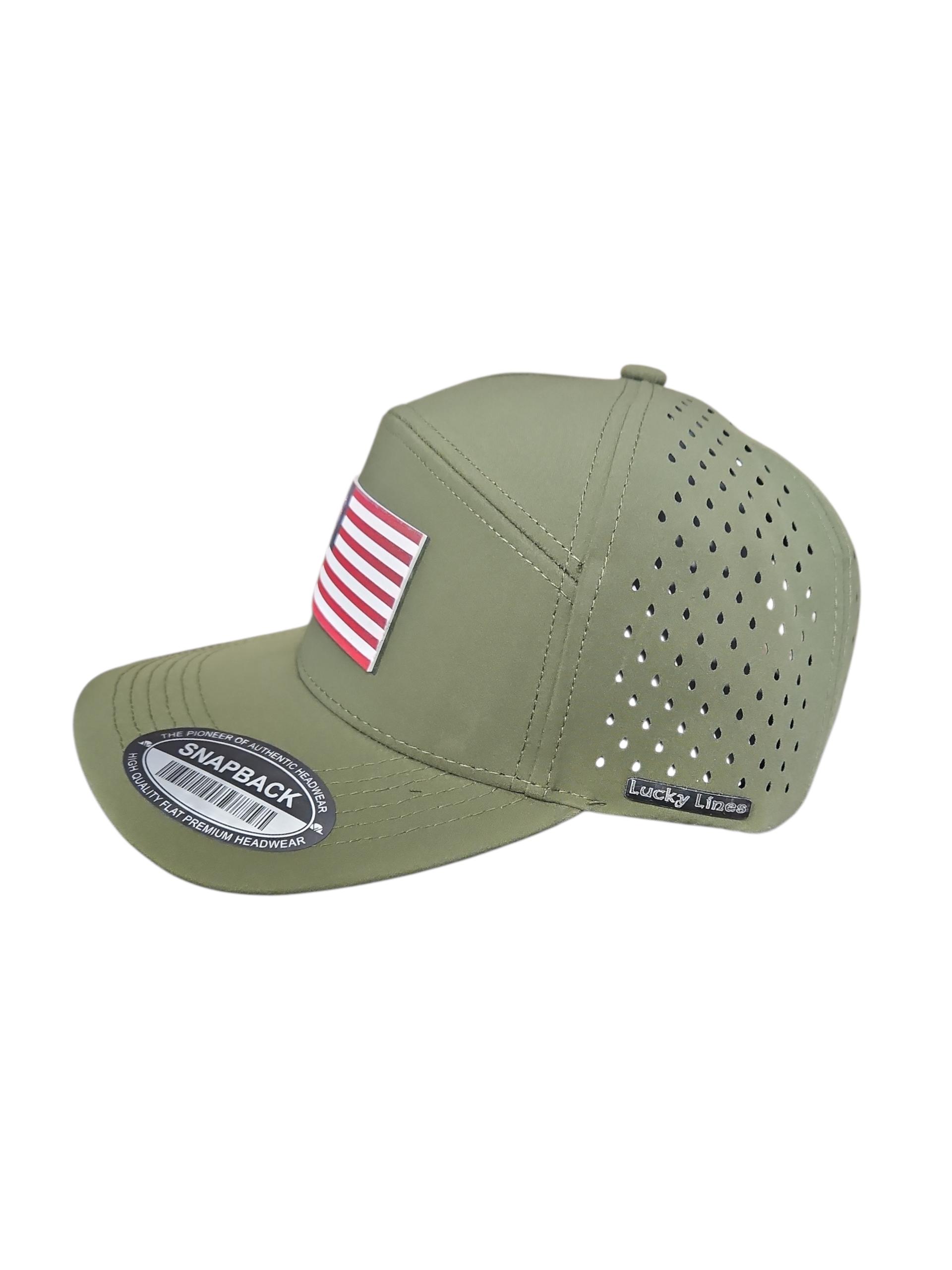 Patriotic Red White & Blue Acrylic 6 Panel Lazer Cut