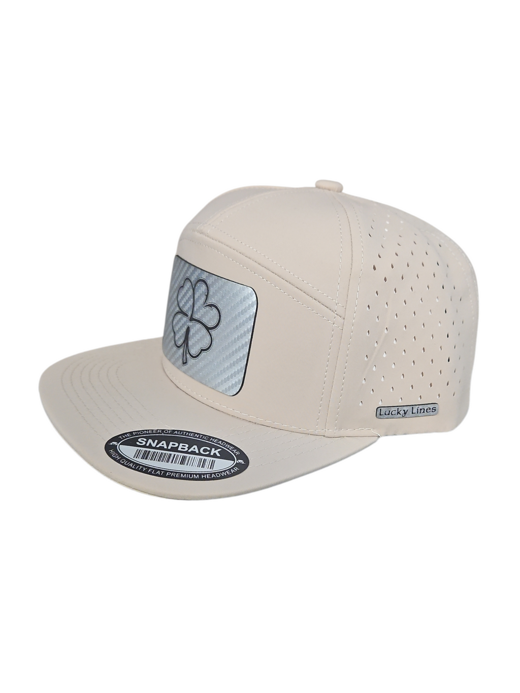 Silver Carbon Fiber 7 Panel Lazer Cut