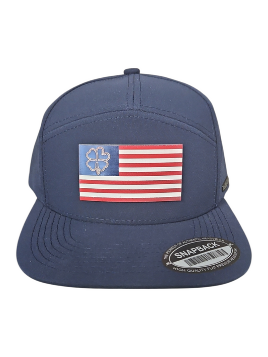 Patriotic Red White & Blue Acrylic 7 Panel Lazer Cut