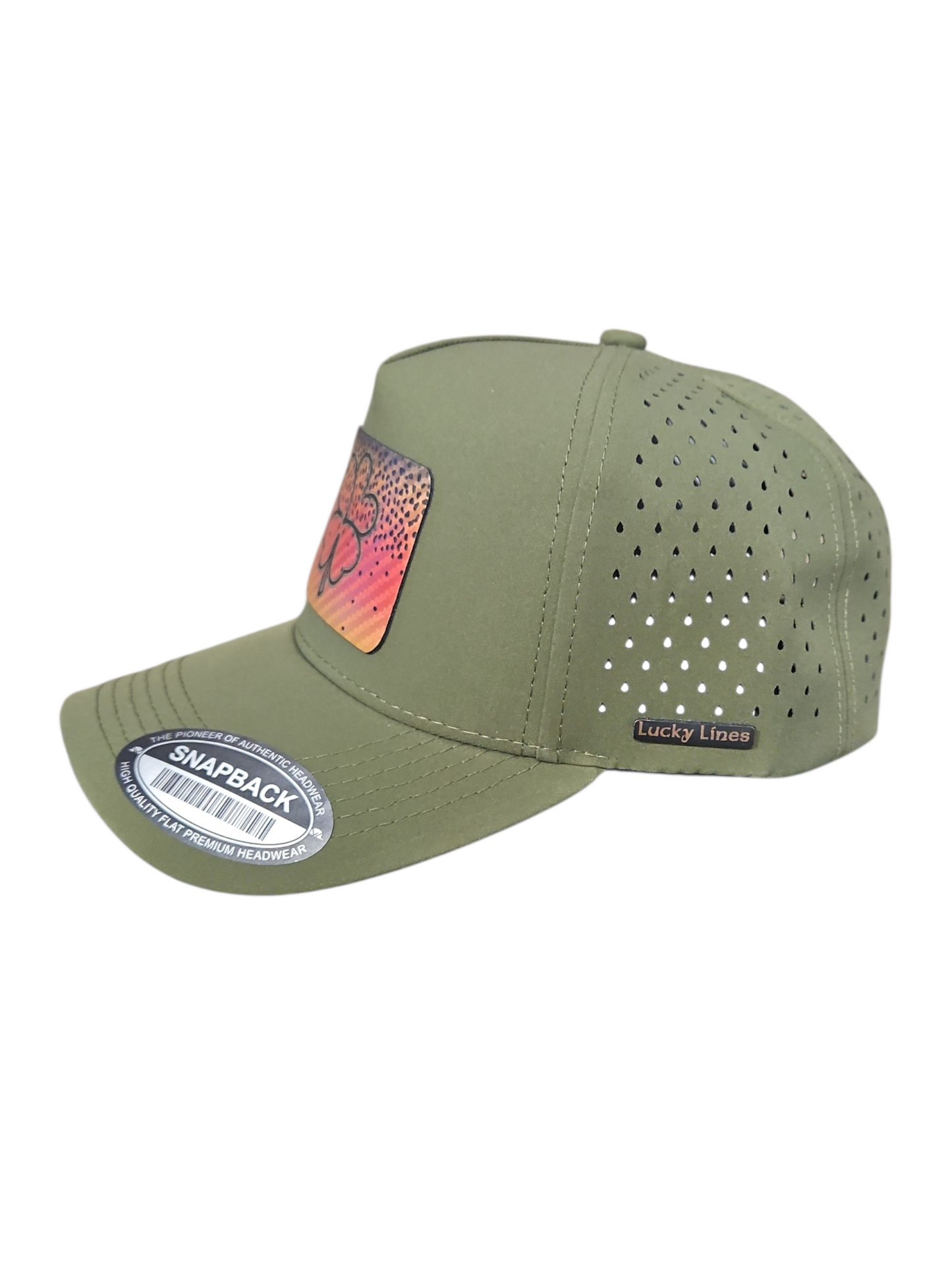 Waterproof Cutthroat Trout 5 Panel Lazer Cut