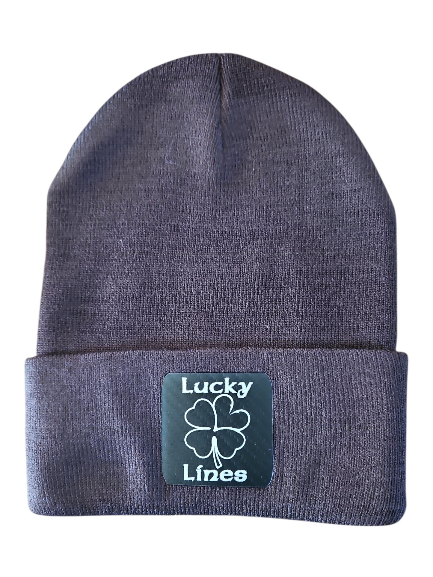 Black Carbon Fiber Beanie