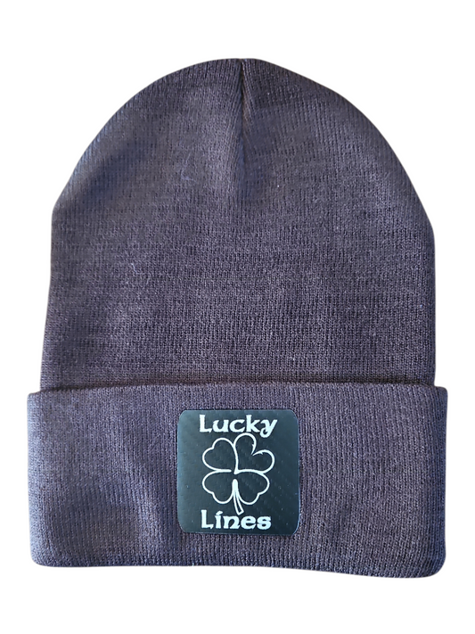 Black Carbon Fiber Beanie