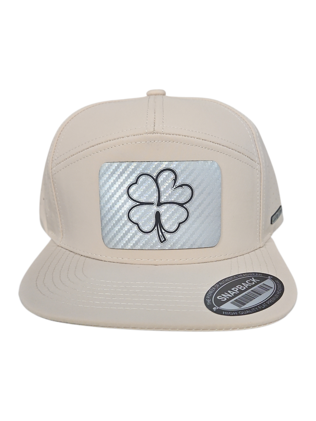 Silver Carbon Fiber 7 Panel Lazer Cut