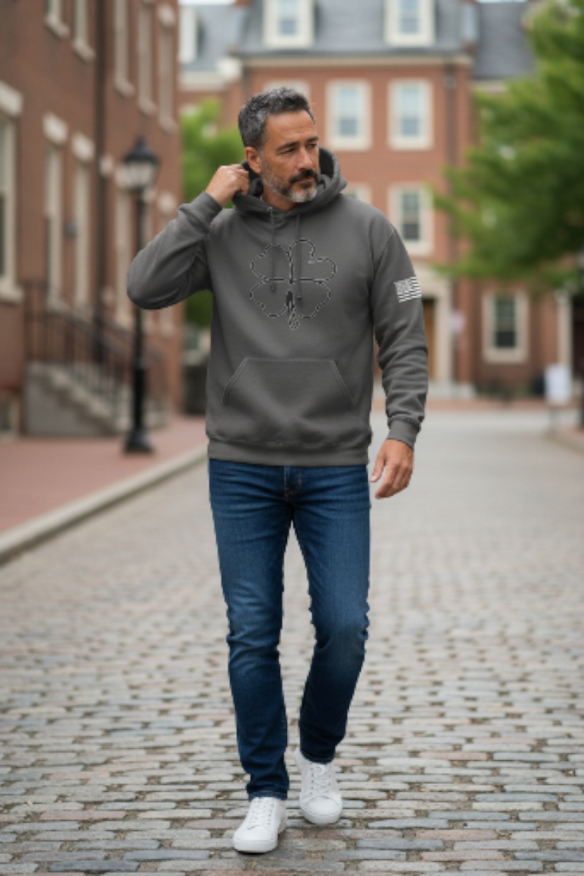 Luck Lines Pull Over Hoodie