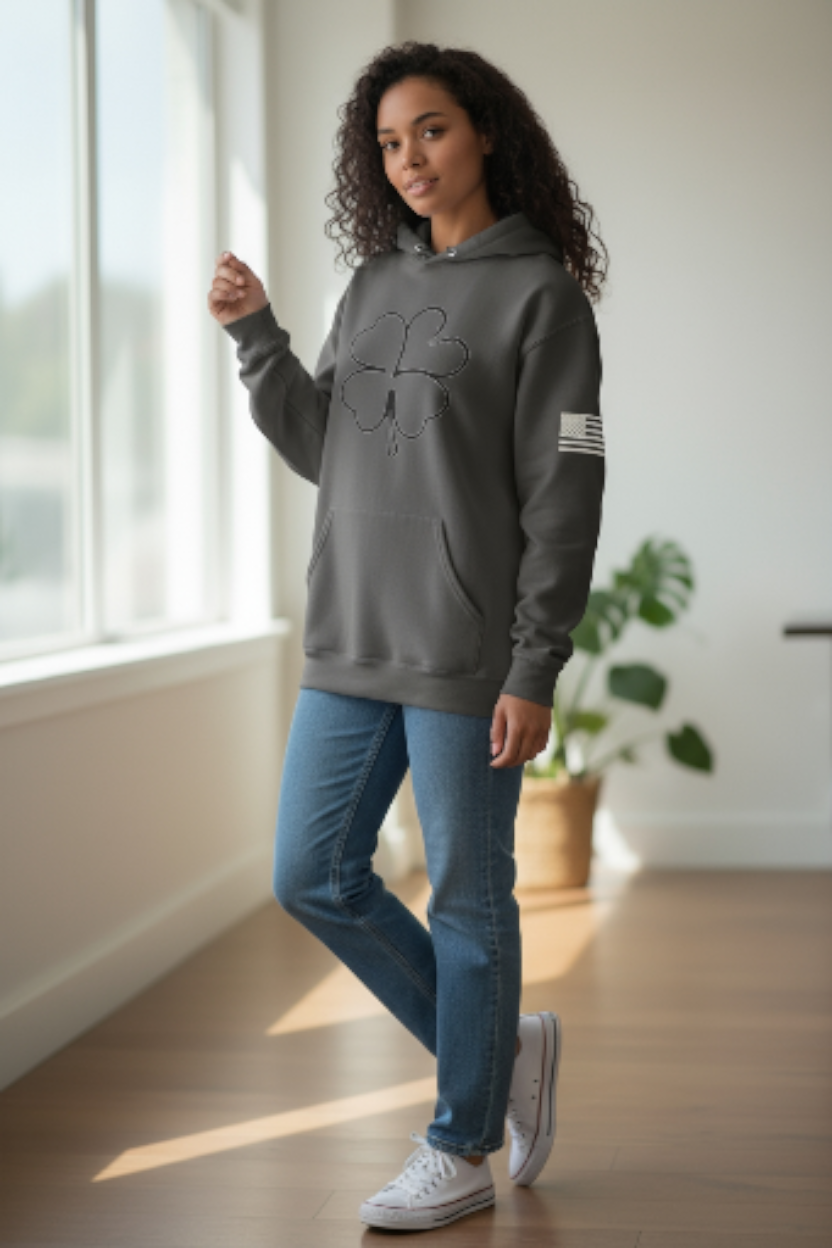 Luck Lines Pull Over Hoodie