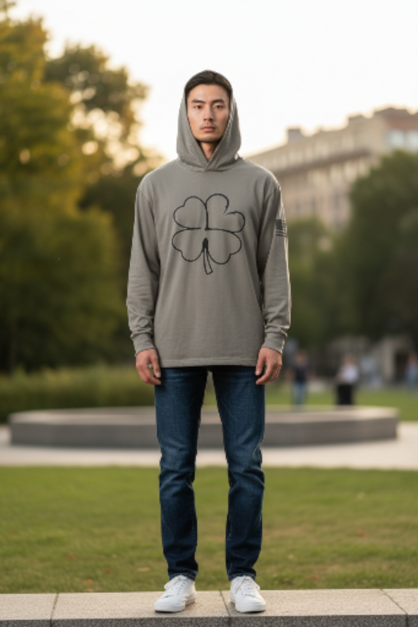 Luck Lines Pull Over Hoodie SPF 30 shirt